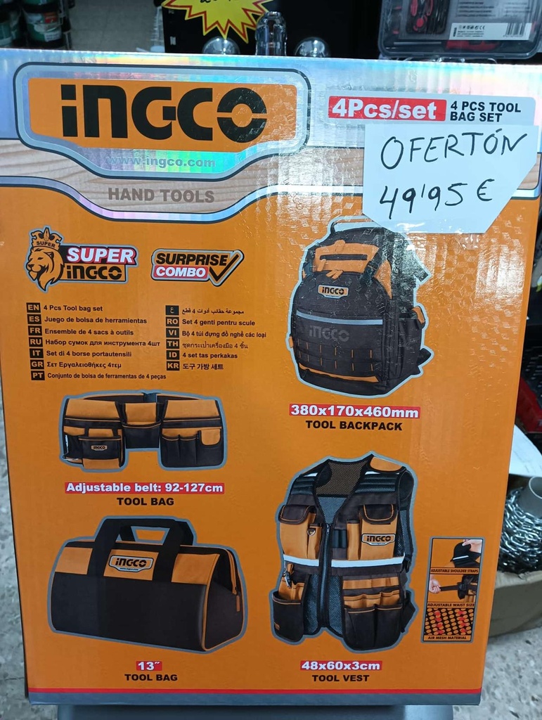 Kit porta herramienta completo
