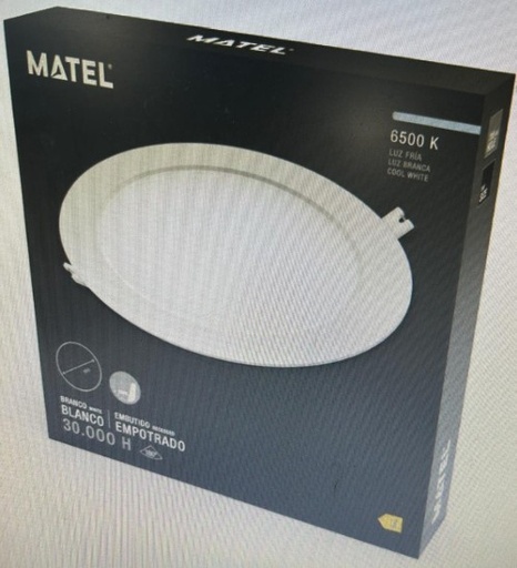 Downlight blanco empotrado 6500K
